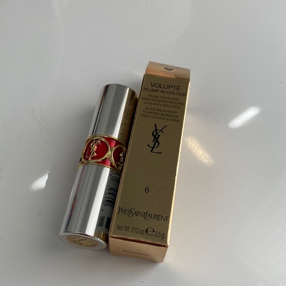Yves Saint Laurent Volupte Plump-In-Colour Lipstick - lunatic red 6 - Picture 1 of 7